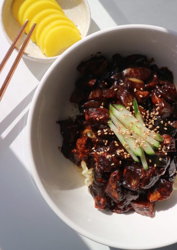 Easy 20-Minute Jjajangmyeon (Noodles in Black Bean Sauce)