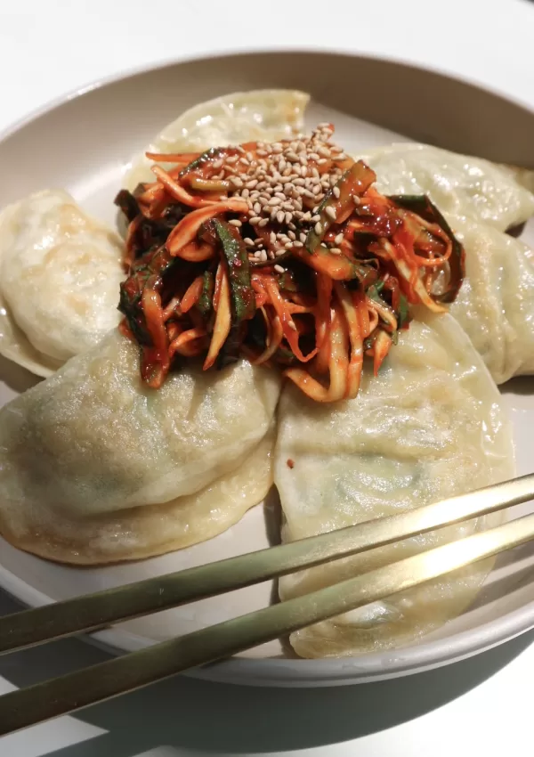 Bibim Mandu – Korean Dumpling Salad
